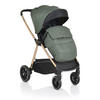 KINDERWAGEN 2 in 1 Hydra grün Babywanne Sportsitz Fußabdeckung Moskitonetz - Grün, Metall (80/63/105cm) - Cangaroo