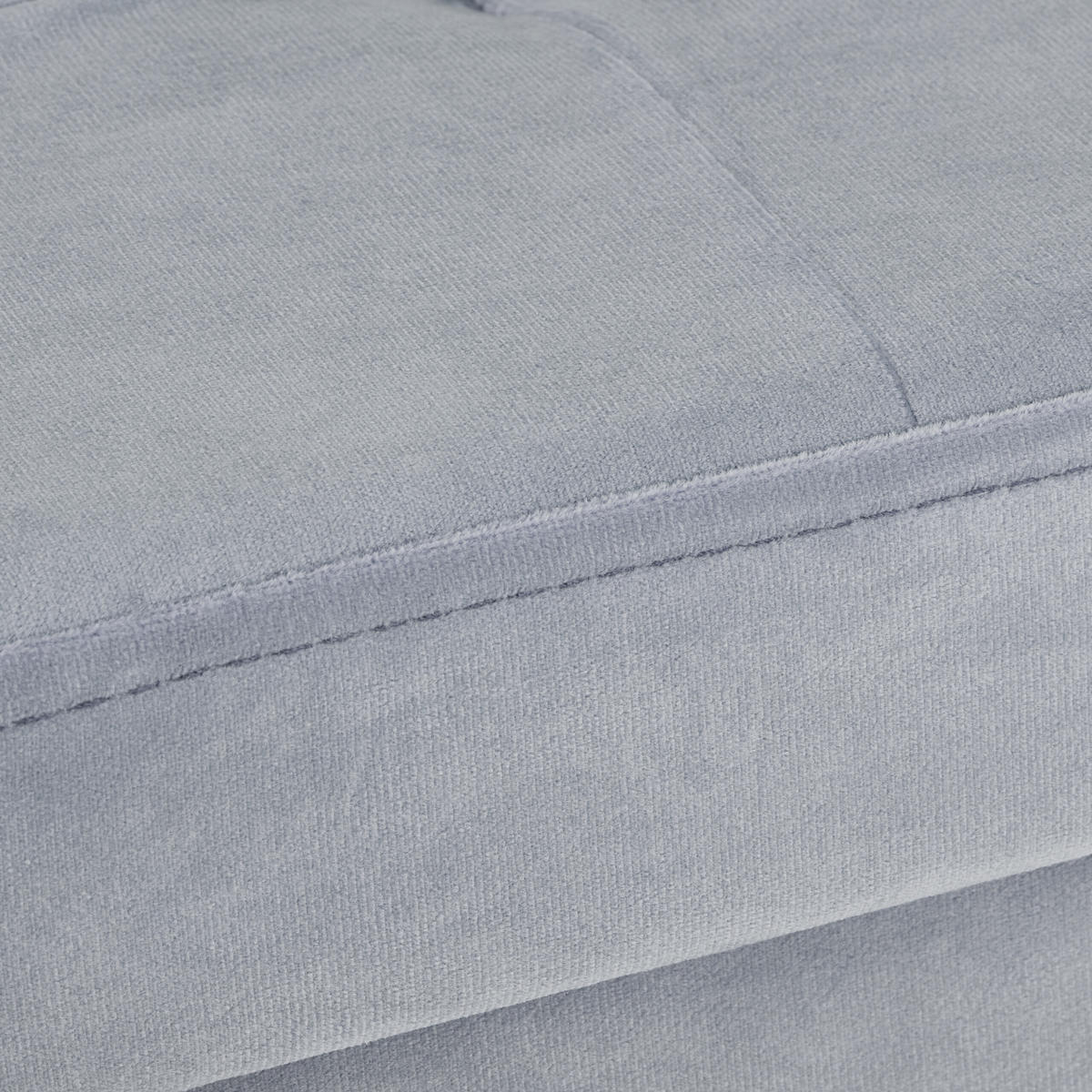 HOCKER - Grau, Holzwerkstoff/Textil (38/38/38cm) - Relaxdays