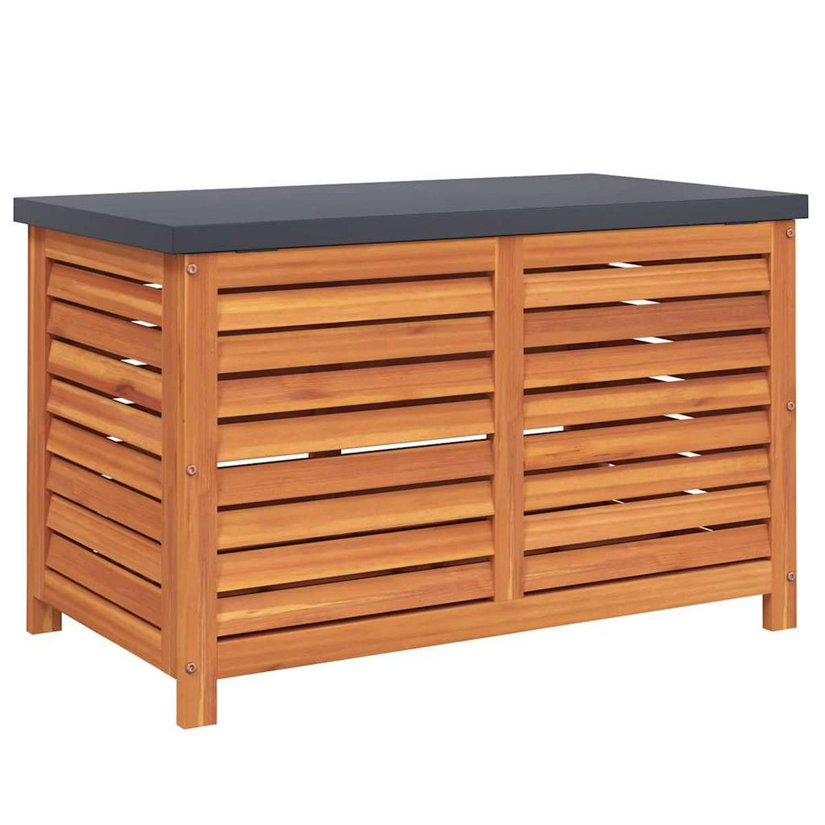 GARTENBOX 90/48/55 Cm Massivholz Eukalyptus - Braun, Holz (48/55/90cm) - vidaXL