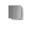 BADSPIEGELSCHRANK Savuto Weiß 67.4 x 68 cm - Weiß, Holzwerkstoff (67.4/68/17cm) - Livinity®