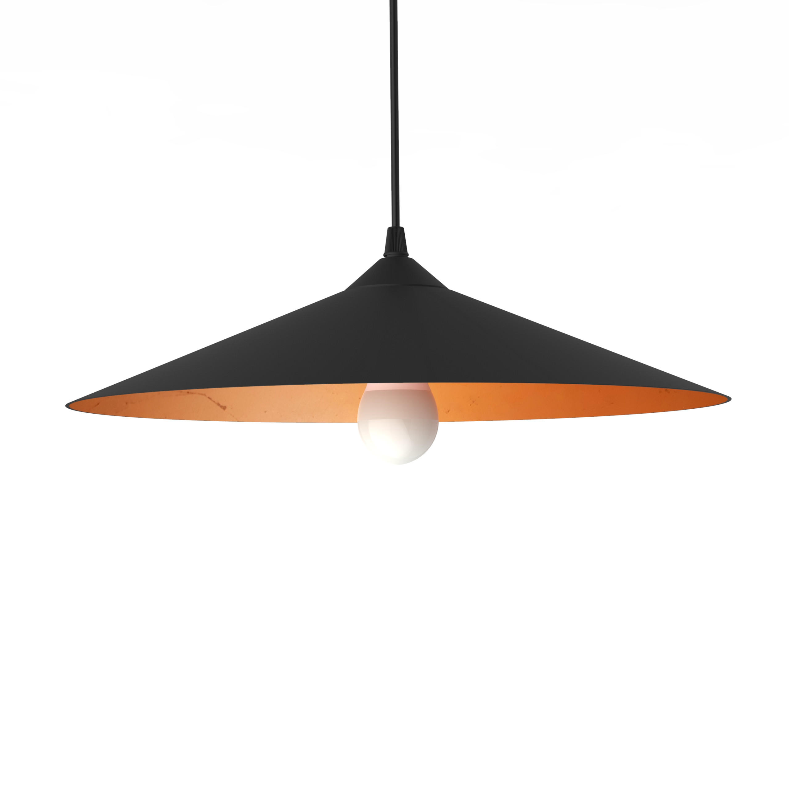 Lumicom Hängeleuchte Kupfer 40x10x40 cm