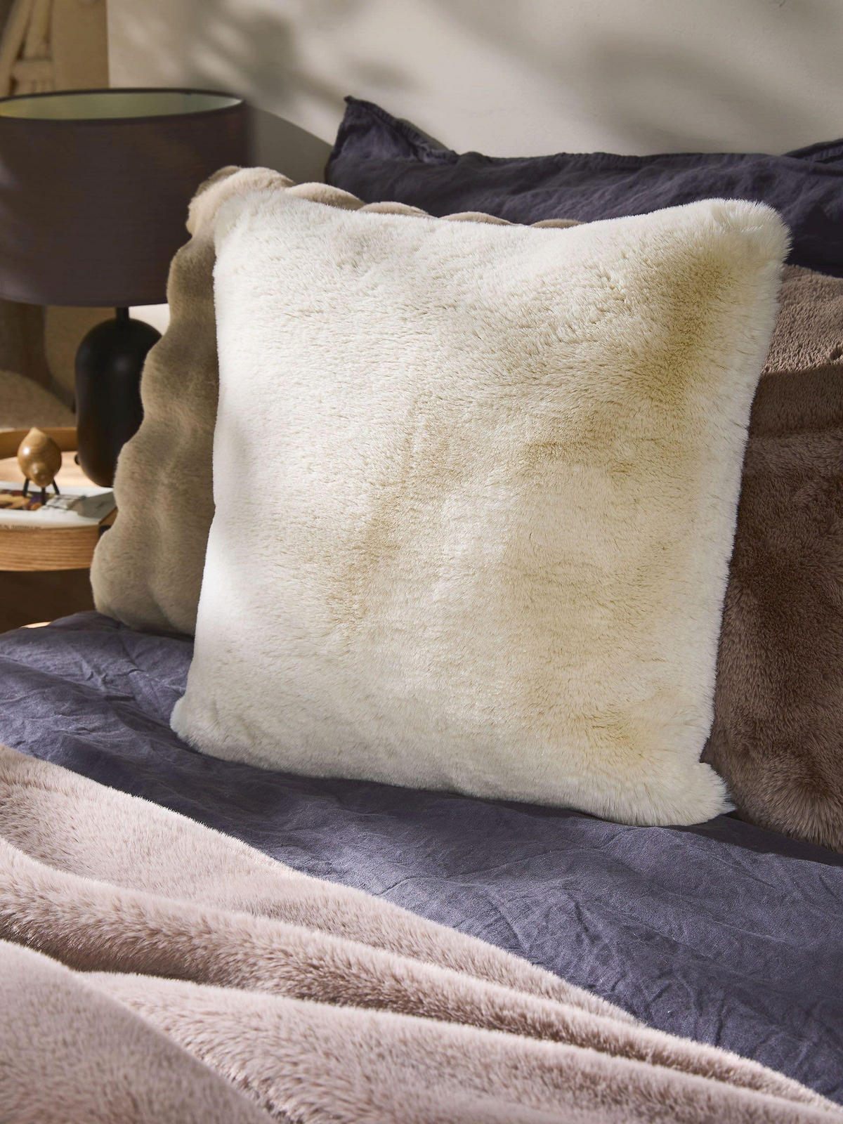 KISSENBEZUG Dave Cream 45x45 cm - Creme, Textil (45/45cm) - benuta Nest