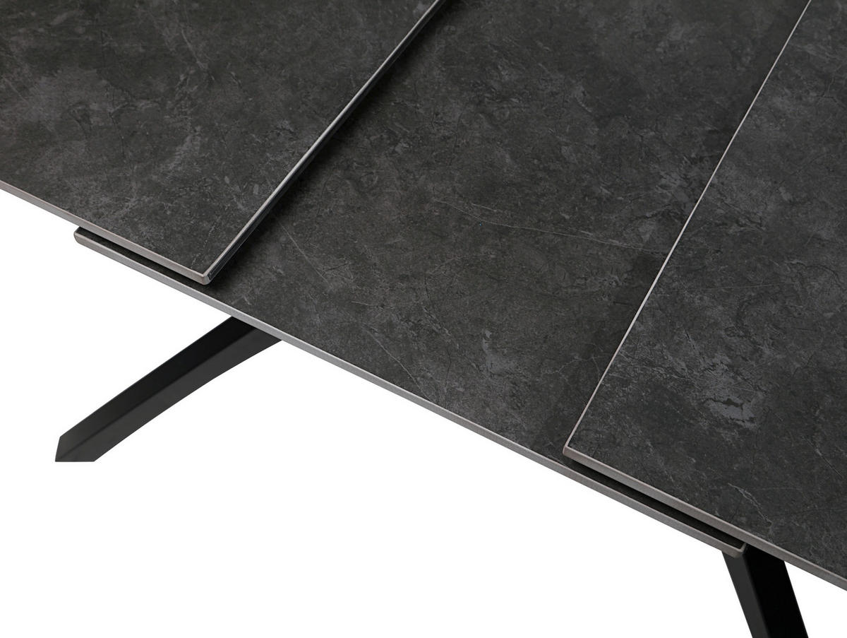 ESSTISCH Beca Grau 150/85/76 cm - Grau, Stein (150/85/76cm) - Drawer