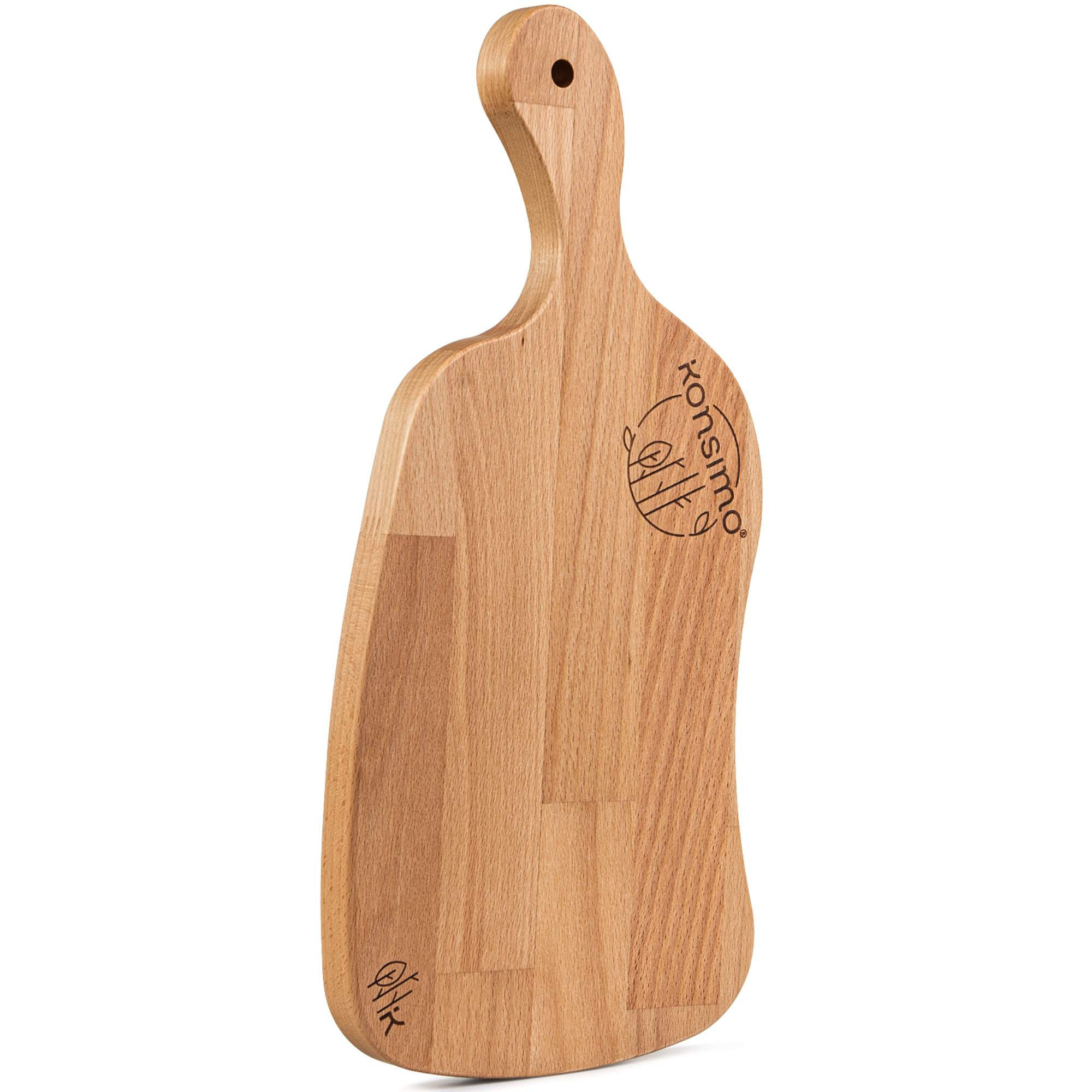 SCHNEIDEBRETT Holz Buche geölt LIVO - Buchefarben, Holz (18/38cm) - KONSIMO®
