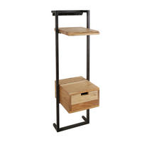 NACHTTISCH Air Solid Braun 30/30/100 cm - Braun, Holz (30/100/30cm) - Hoyz Collection