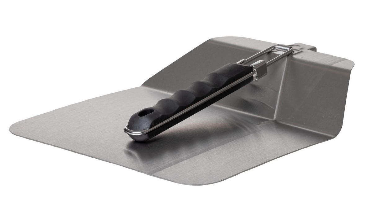 PIZZASERVICE Pizzaschaufel - 20 x 25 cm - Schwarz, Metall (25/8/55cm) - Jay Hill