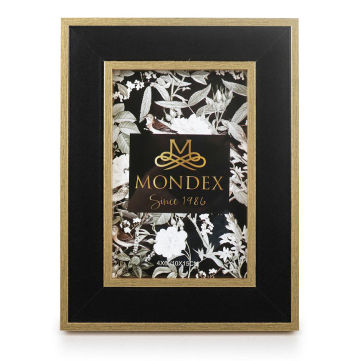 BILDERRAHMEN Adi Schwarz 16.2/1.6/21.2 cm Kunstoff - Schwarz, Kunststoff (1.6/21.2/16.2cm) - Mondex