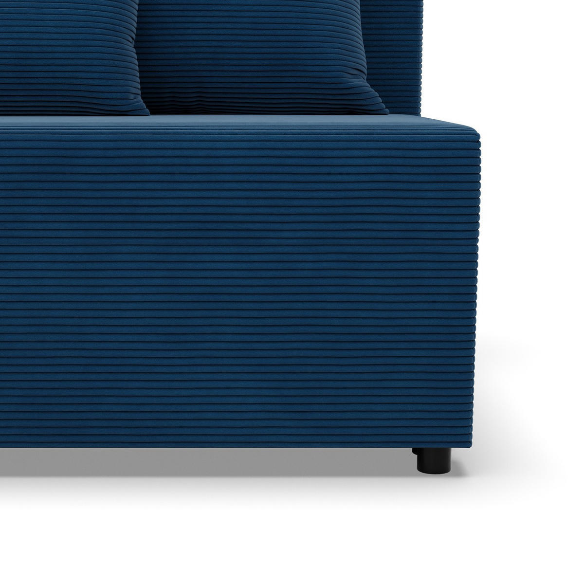 SOFA 3-SITZER MIT SCHLAFFUNKTION FERMO Dunkelblau - Dunkelblau, Textil (92/95/191cm) - Mebligo