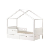 KINDERBETT Weiß 86/170/151 cm - Weiß, Holz (170/151/86cm)