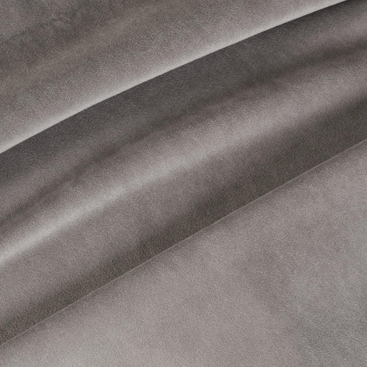 SCHLAFSOFA GERADE Samt Betongrau 200cm - Grau, Textil (200/87/100cm) - Sia Home