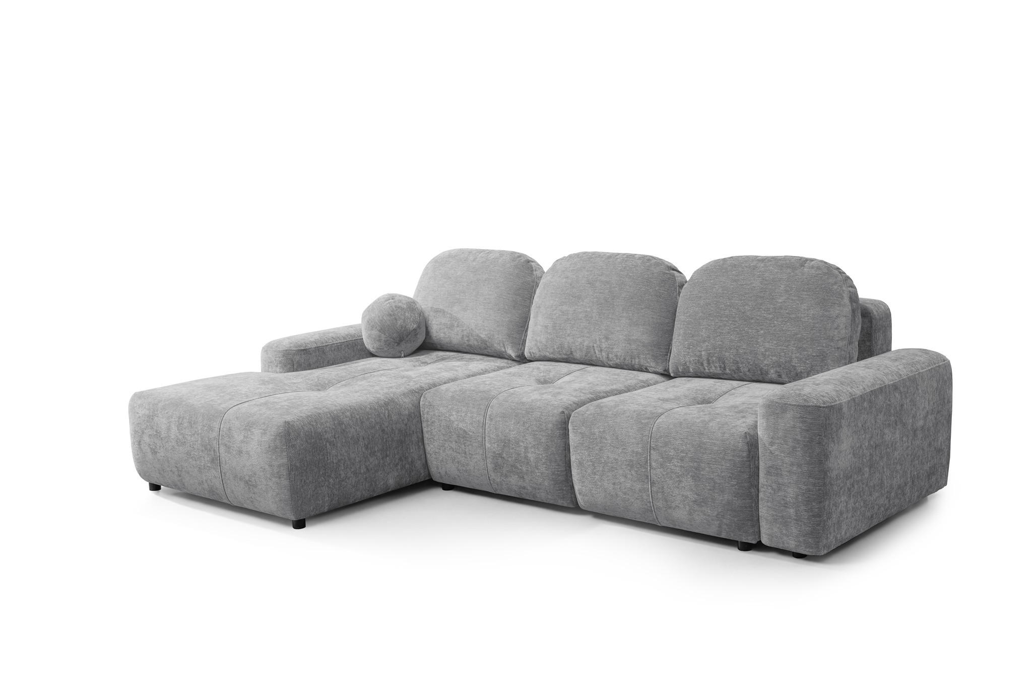 Fun Möbel Ecksofa Grau 267x170 cm