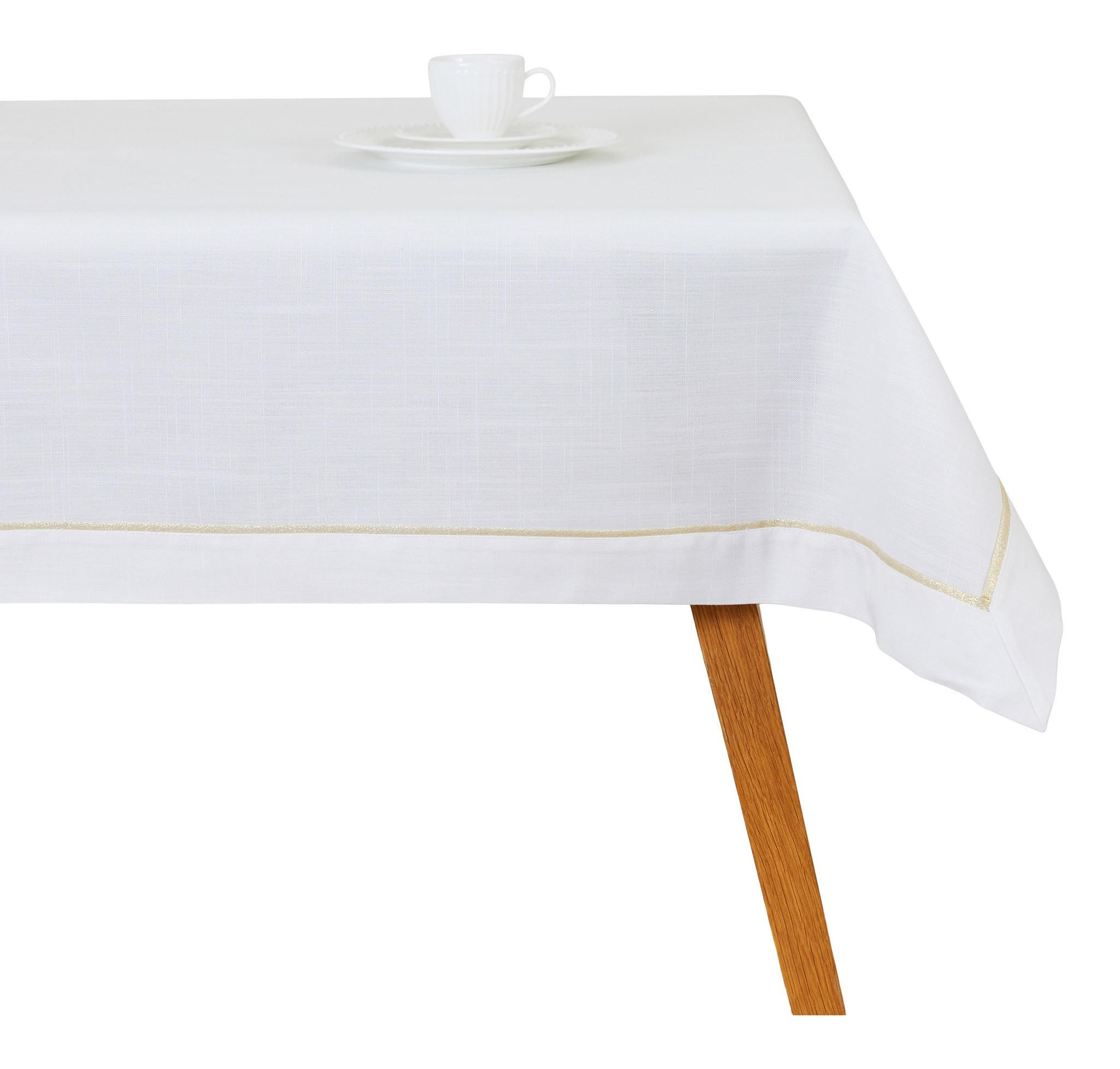TISCHDECKE Tideno - Goldfarben, Textil (220/150/1cm) - home&you