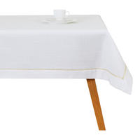 TISCHDECKE Tideno - Goldfarben, Textil (180/130/1cm) - home&you