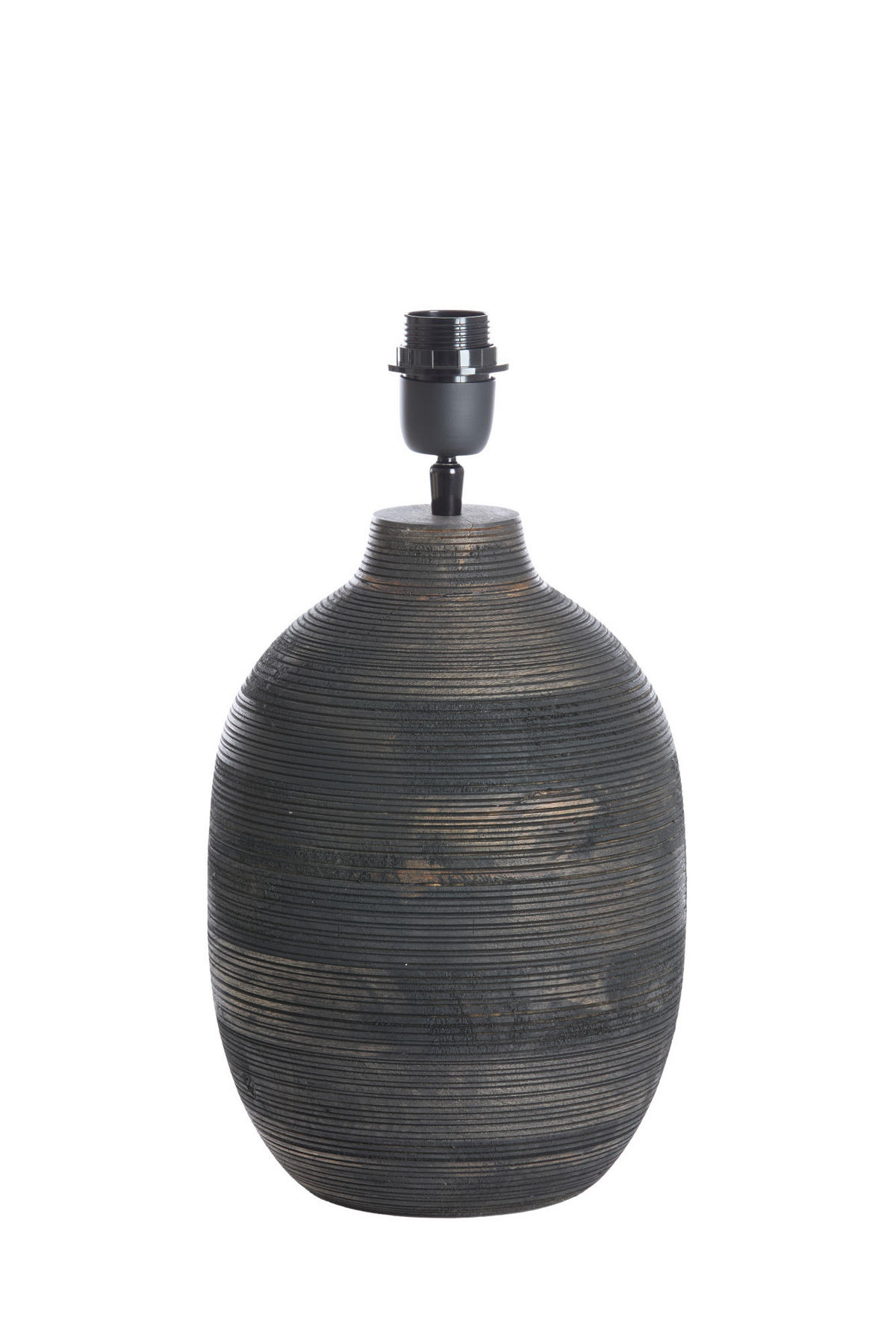 LAMPENFUSS Khomai Braun Ø22/39 cm - Braun, Holz (22/22/39cm) - Light & Living