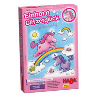 WÜRFELSPIEL Einhorn Glitzerglück Der Wolkenschatz - Multicolor, Naturmaterialien (15.9/23.7cm)