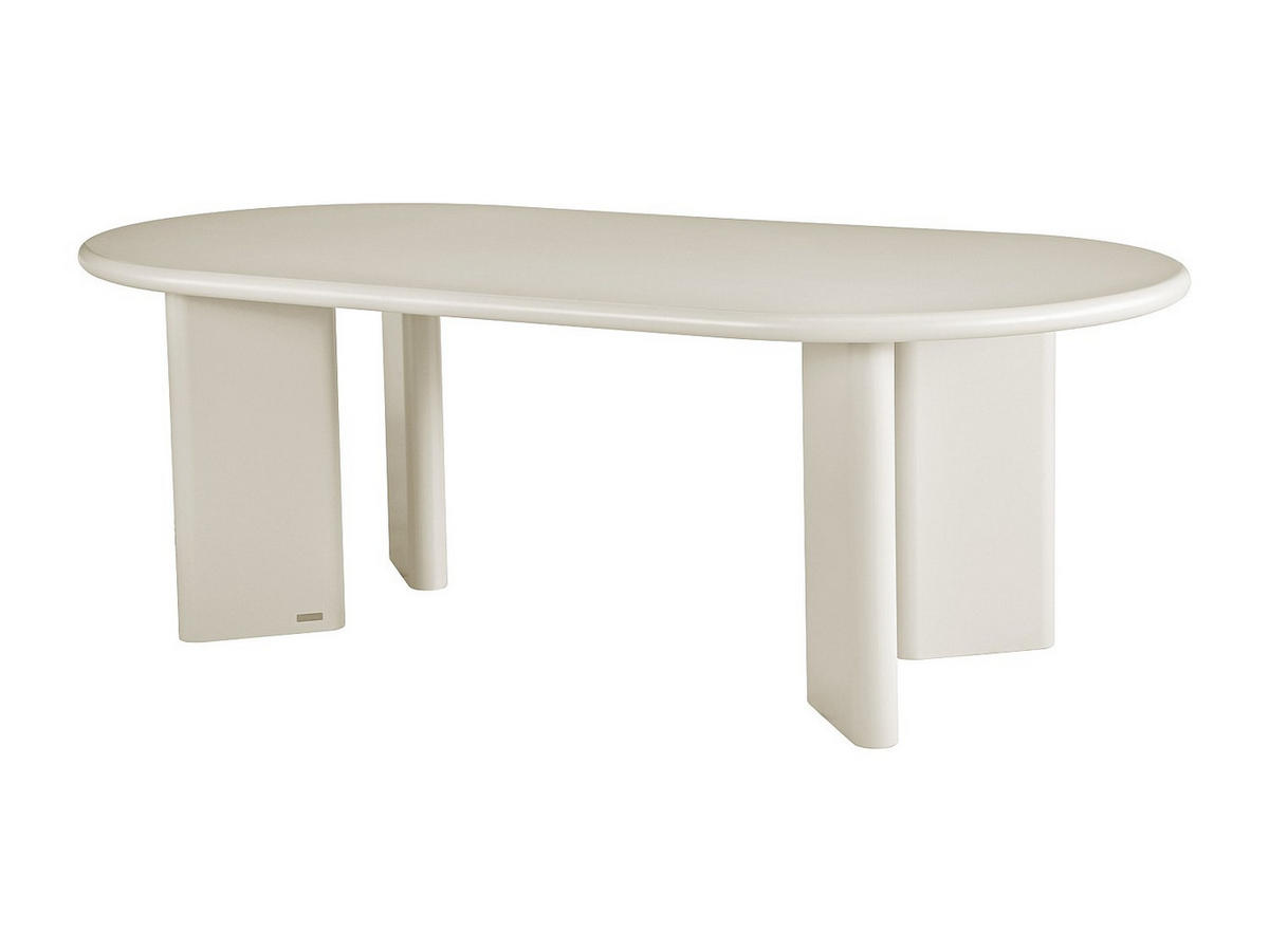 TISCH ohne Ausziehfunktion - 8 -Sitzer - MDF - beige - MARUZA - Beige, Holz (110/220/75cm) - Vente-Unique