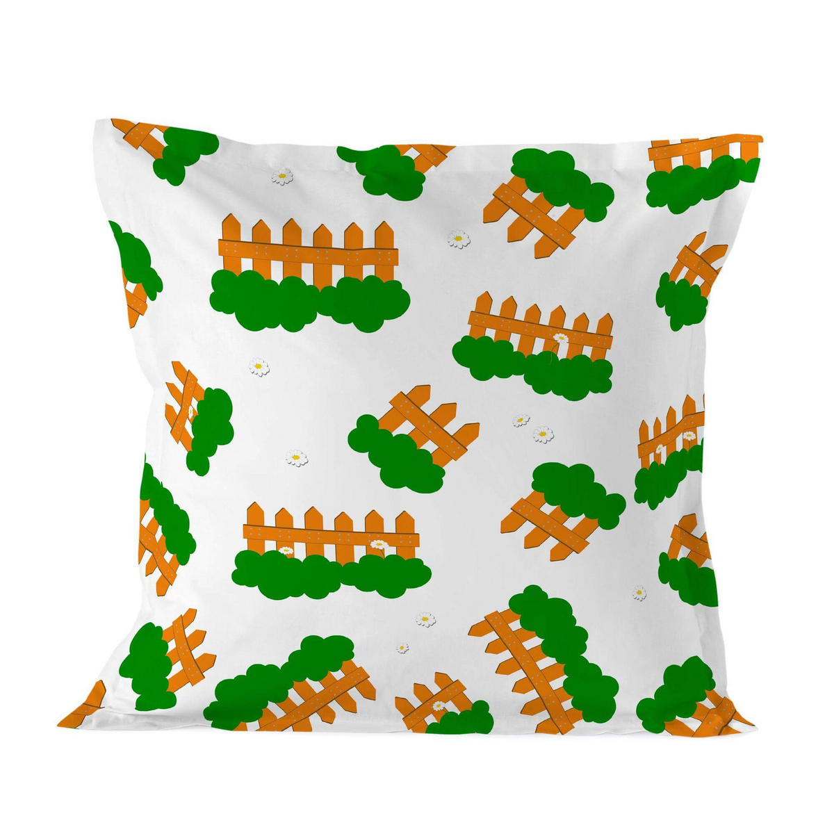 KISSENBEZUG piggys 80x80 cm mehrfarbig - Multicolor, Textil (80/80cm) - Happy Friday