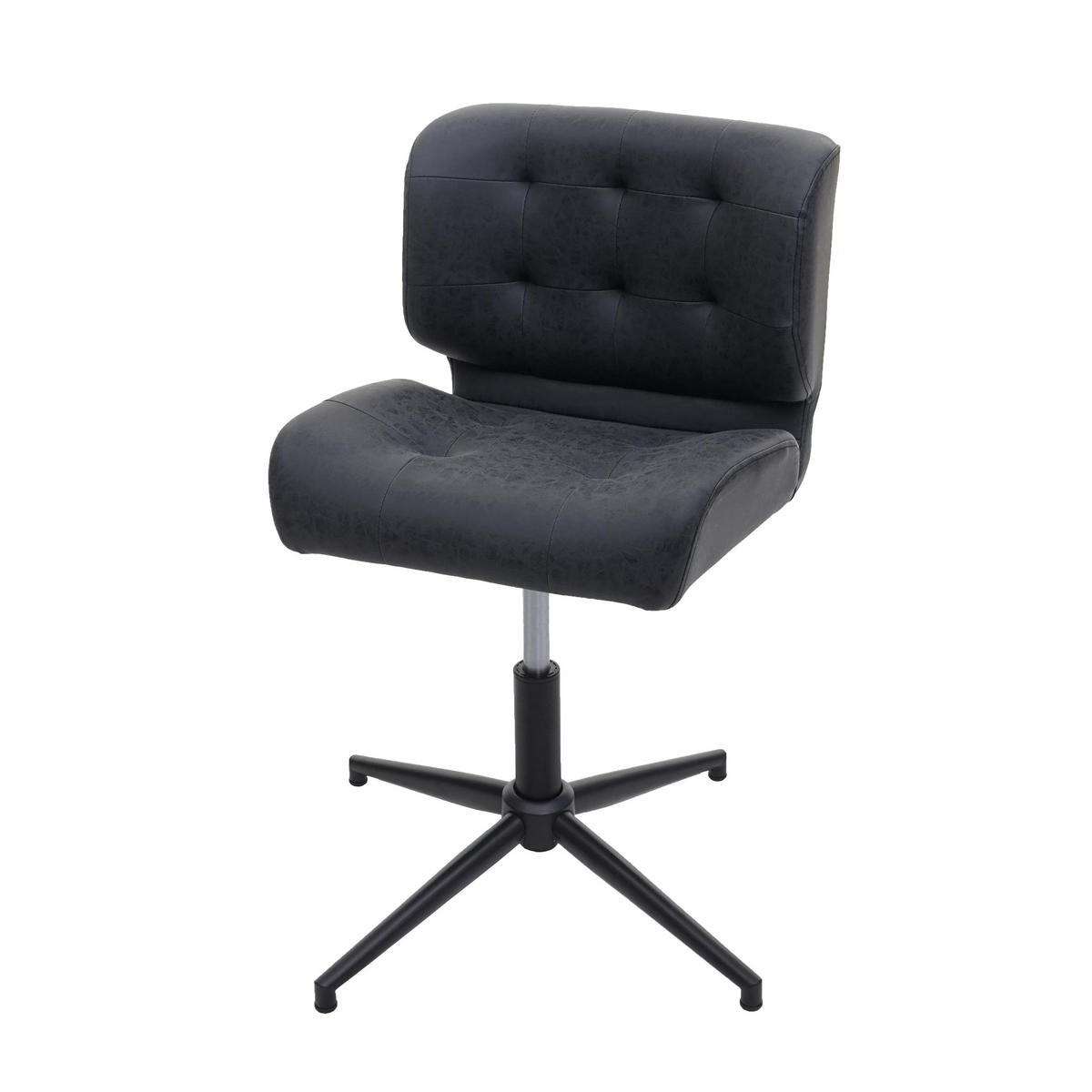 BÜROSTUHL Schiefergrau - Anthrazit, Textil (64/87/64cm) - MCW