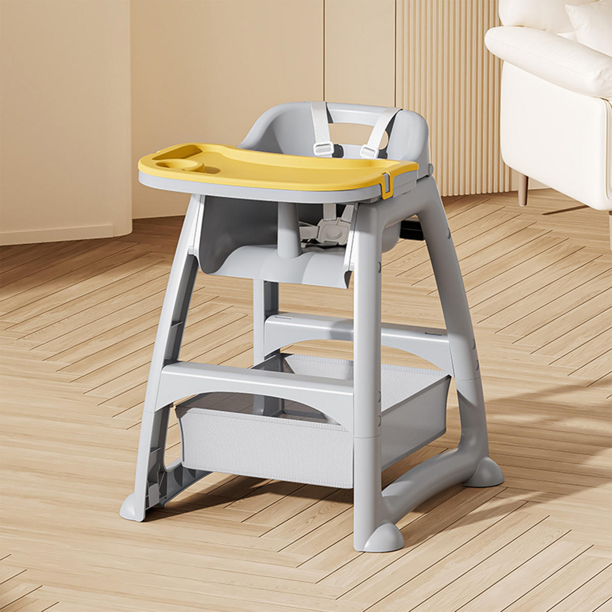 HOCHSTUHL DE-36243 5-Punkt-Gurten Grau - Grau, Kunststoff (76/96/59cm) - ComfortXL