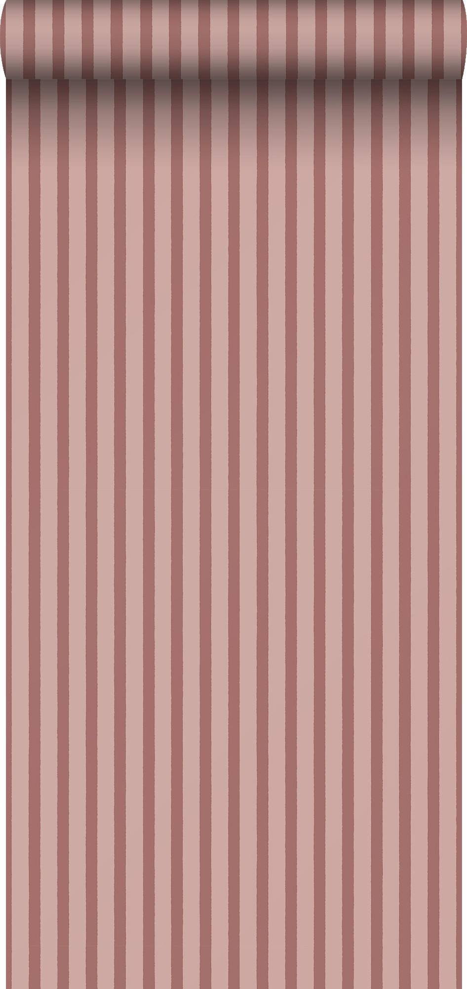 TAPETE horizontal gemalte Streifen 50 x 900 cm - Pink, Papier (50/0.1cm) - Sanders & Sanders