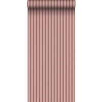 TAPETE horizontal gemalte Streifen 50 x 900 cm - Pink, Papier (50/0.1cm) - Sanders & Sanders