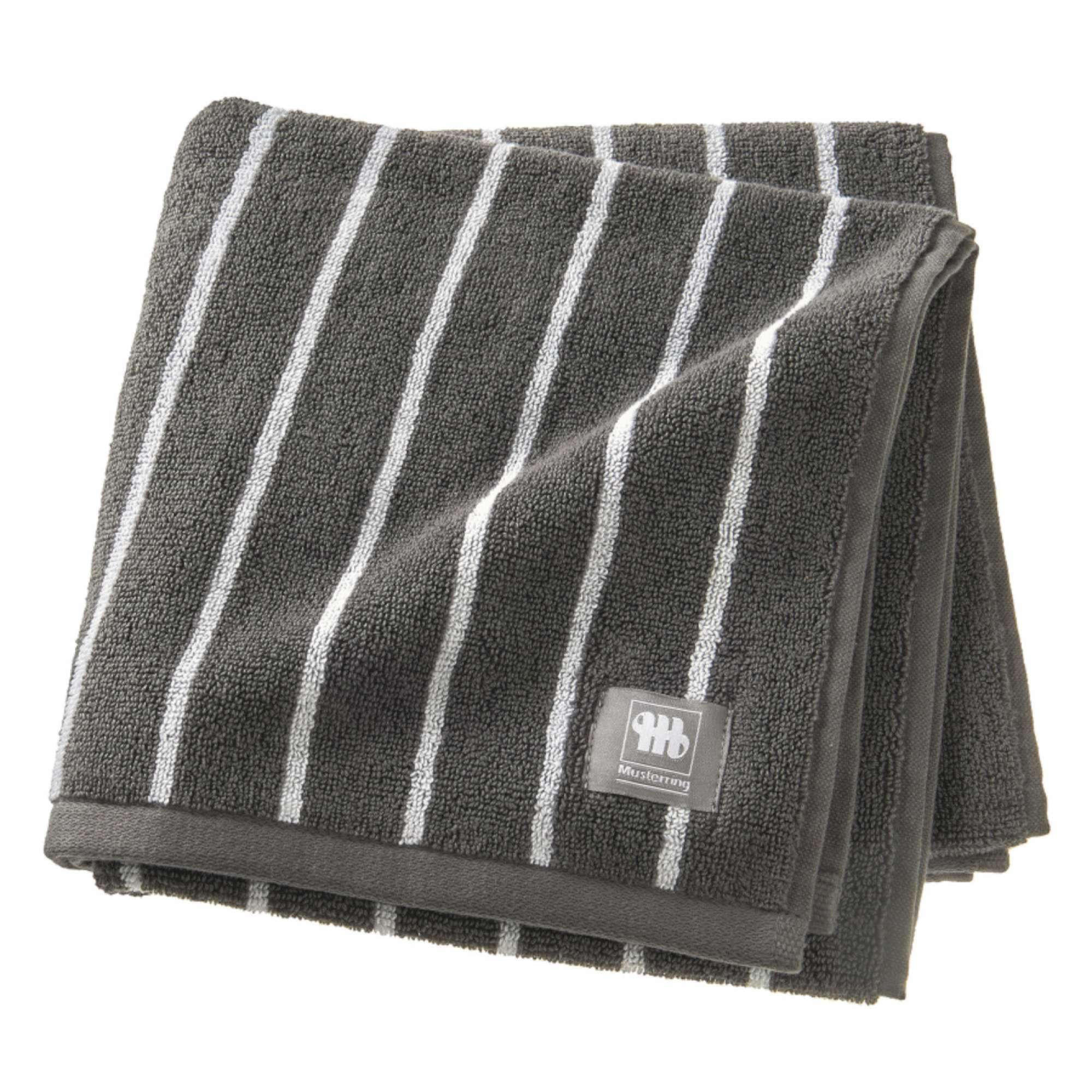 HANDTUCH NEEDLESTRIPE - Anthrazit, Textil (50/100cm) - Musterring