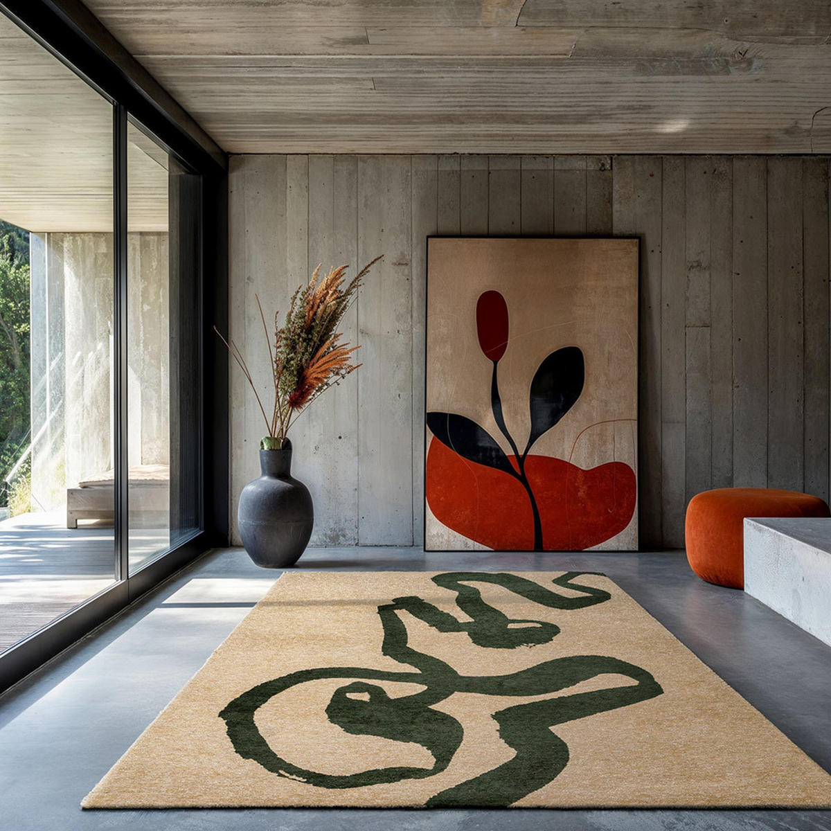 TEPPICH Garden Spirit Craft Ribbon 200/280 cm - Grün, Textil (200/280cm) - Louis De Poortere