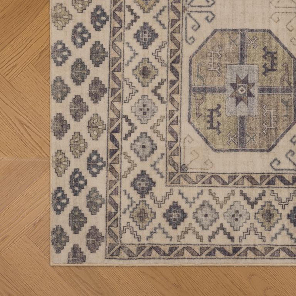 VINTAGE-TEPPICH Mastic Beige/Grau 200x290 cm - Multicolor, Textil (200/290cm) - Vercai Rugs