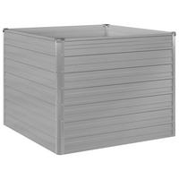 HOCHBEET 100 x 100 x 77 cm Verzinkter - Grau, Metall (100/77/100cm) - furnicato