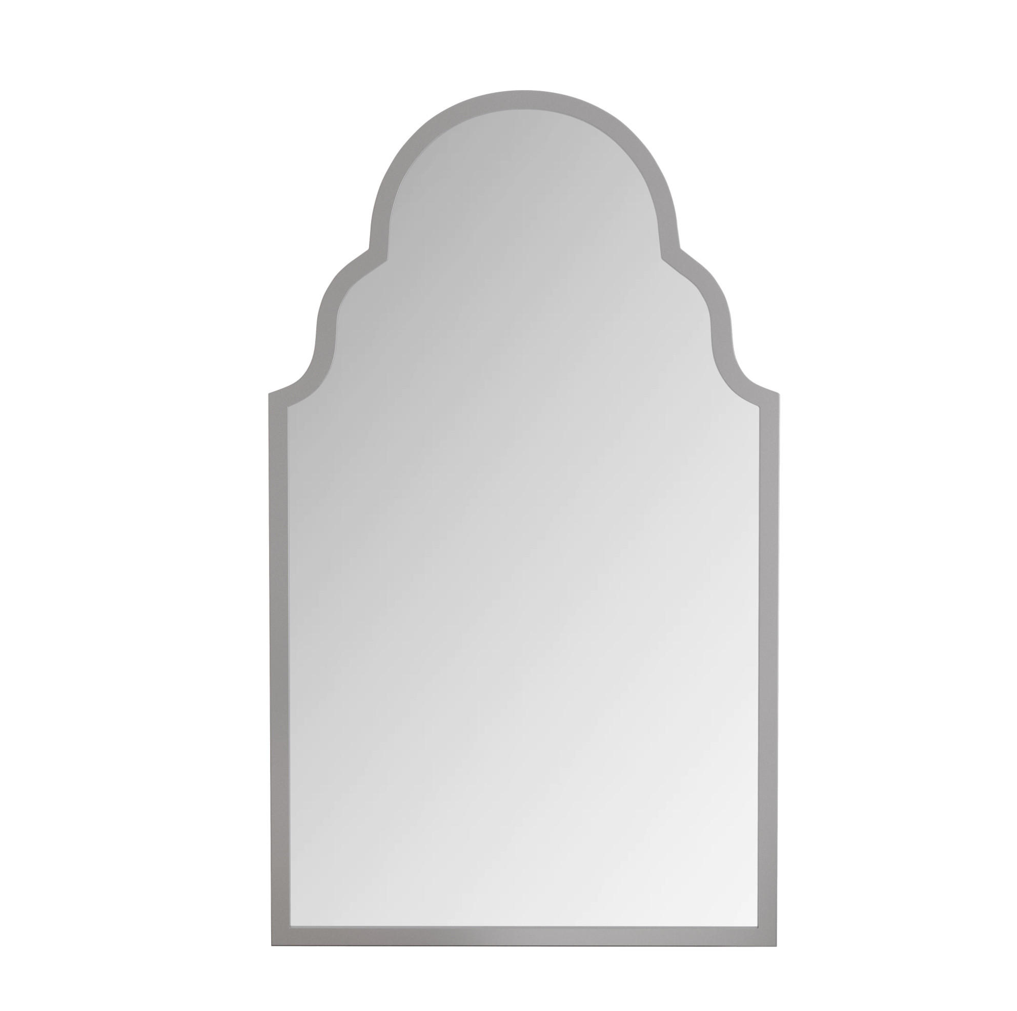 WANDSPIEGEL Rechteckig 61x101x3cm Silber mit Metallrahmen Für Badezimmer,Wohnzimmer,Flur - Silberfarben, Glas (61/101/3cm) - Modfu