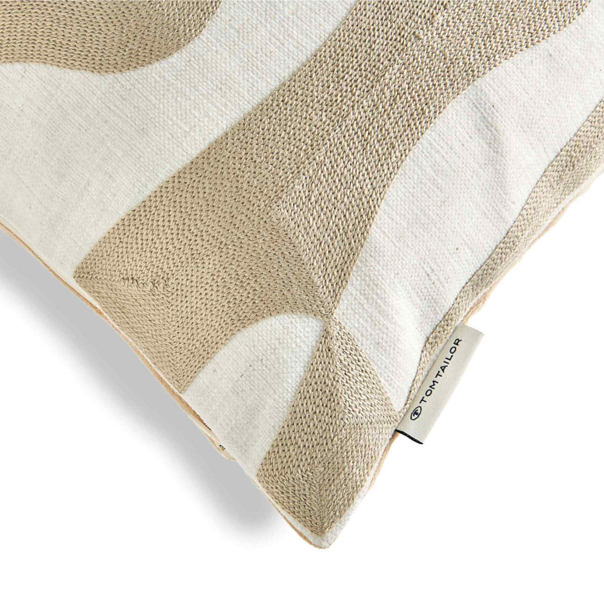 ZIERKISSENHÜLLE DEKOKISSENHÜLLE ORGANICAL - Beige, Textil (45/45cm) - Tom Tailor