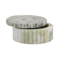 SCHALE Metde 15/15/6 cm - Grün, Naturmaterialien (15/6cm) - Present Time