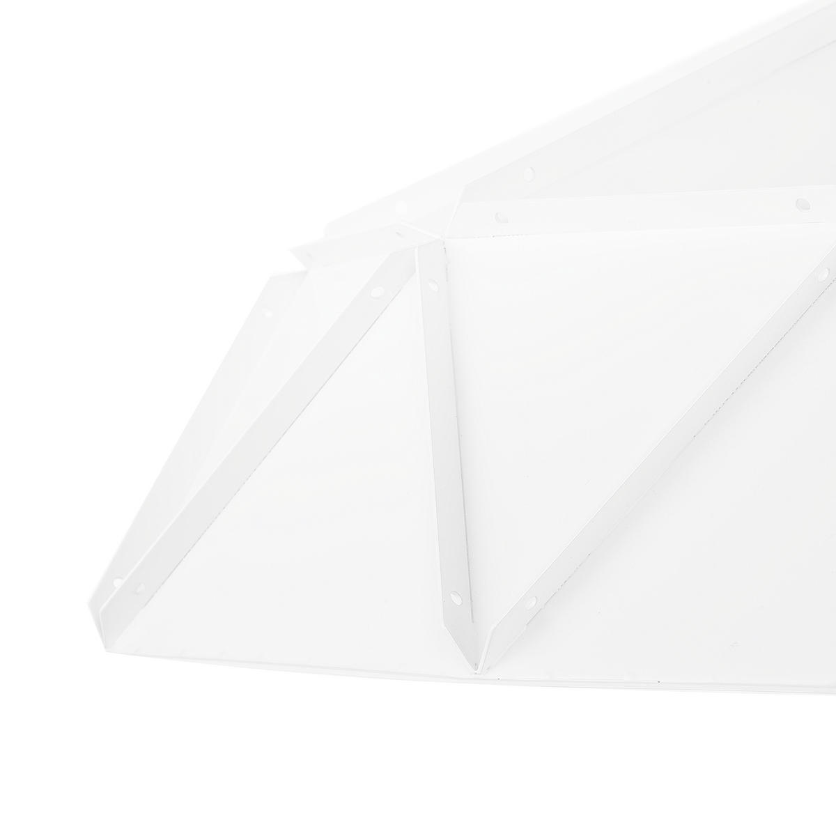 HÄNGELEUCHTE Senia 45/45/120 cm - Weiß, Metall (45/45/120cm) - Beliani