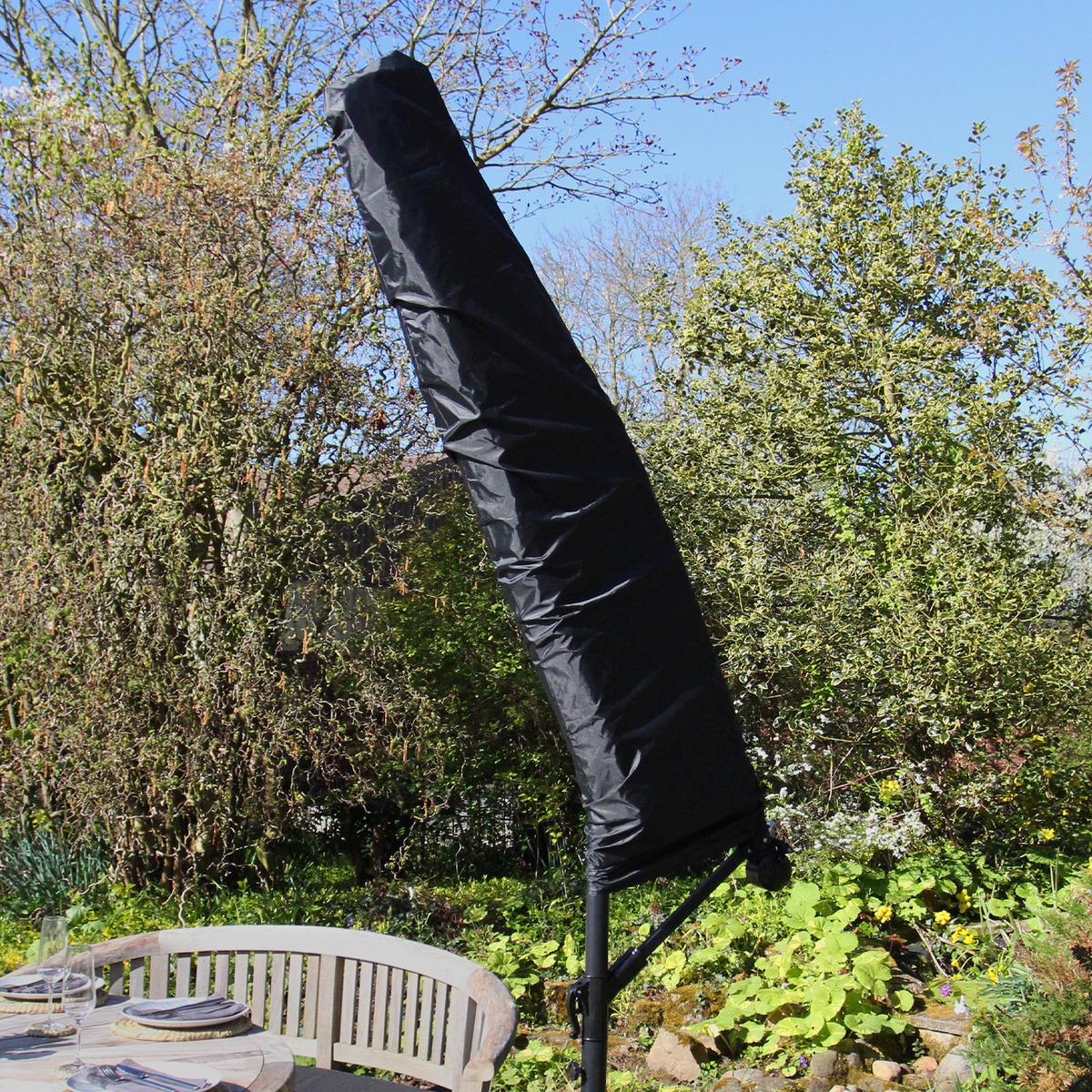 SONNENSCHIRM 3M - Creme - Creme, Textil/Metall (300/300cm) - Monstershop