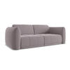 3-SITZER SOFA Samt Stoff Violett - Lila/Flieder, Kunststoff/Textil (210/74/105cm) - Makamii
