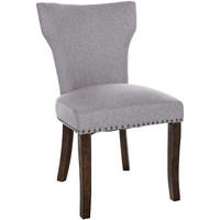 WOHNZIMMERSTUHL Stoff grau - Grau, Holz/Textil (52/90/59cm) - CLP