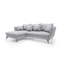 ECKSOFA VITON Grau 258x167x91 cm - Grau, Textil (258/167cm) - FURNLUX