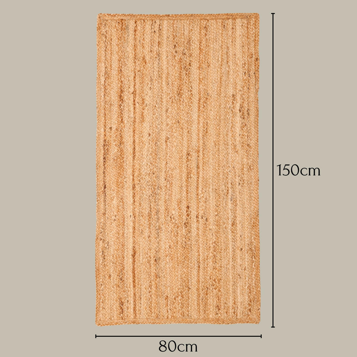 JUTETEPPICH Nitin natur 150/80 cm - Naturfarben, Naturmaterialien (80/150cm) - My-Rug