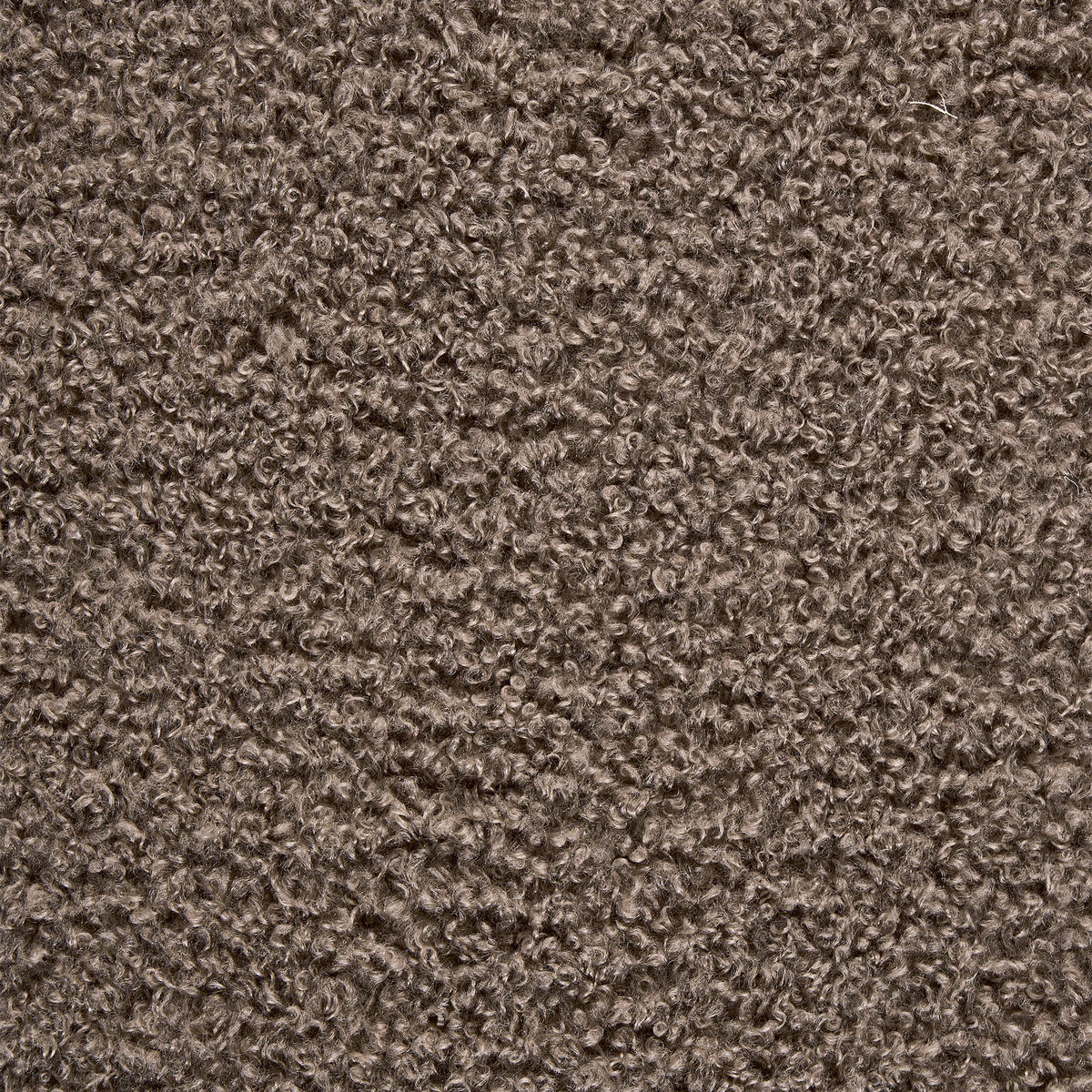SESSEL Bouclé Taupe Day - Taupe, Textil (62/70/69cm) - Beliani