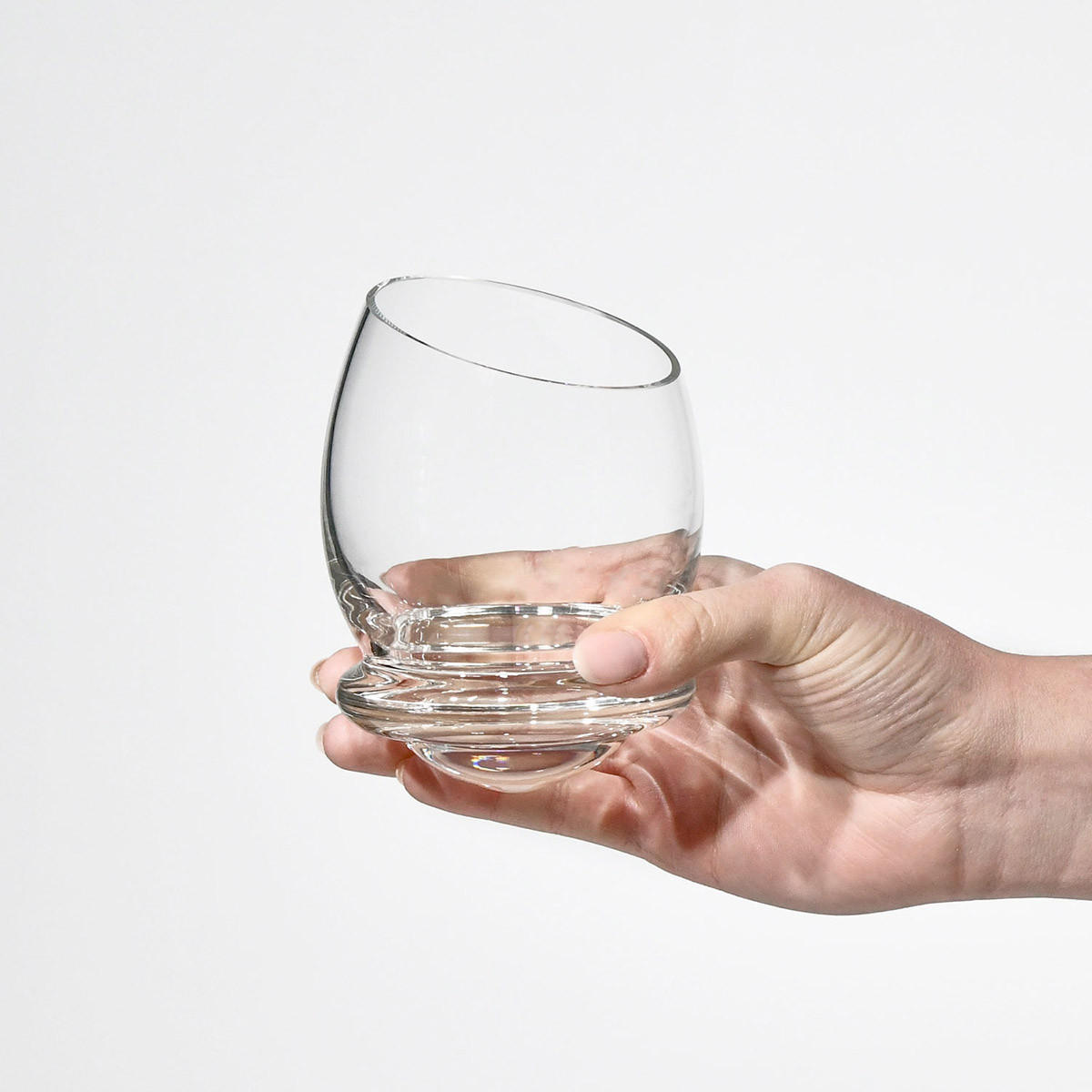 WHISKYGLÄSER Roly-Poly, 6er-Set, 200 ml, Handgemacht - Transparent, Glas (0.2L) - Krosno Glass