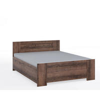 DOPPELBETT Tamiza 160x200 mit lattenrost - Braun, Holzwerkstoff (160/200cm) - Ravio