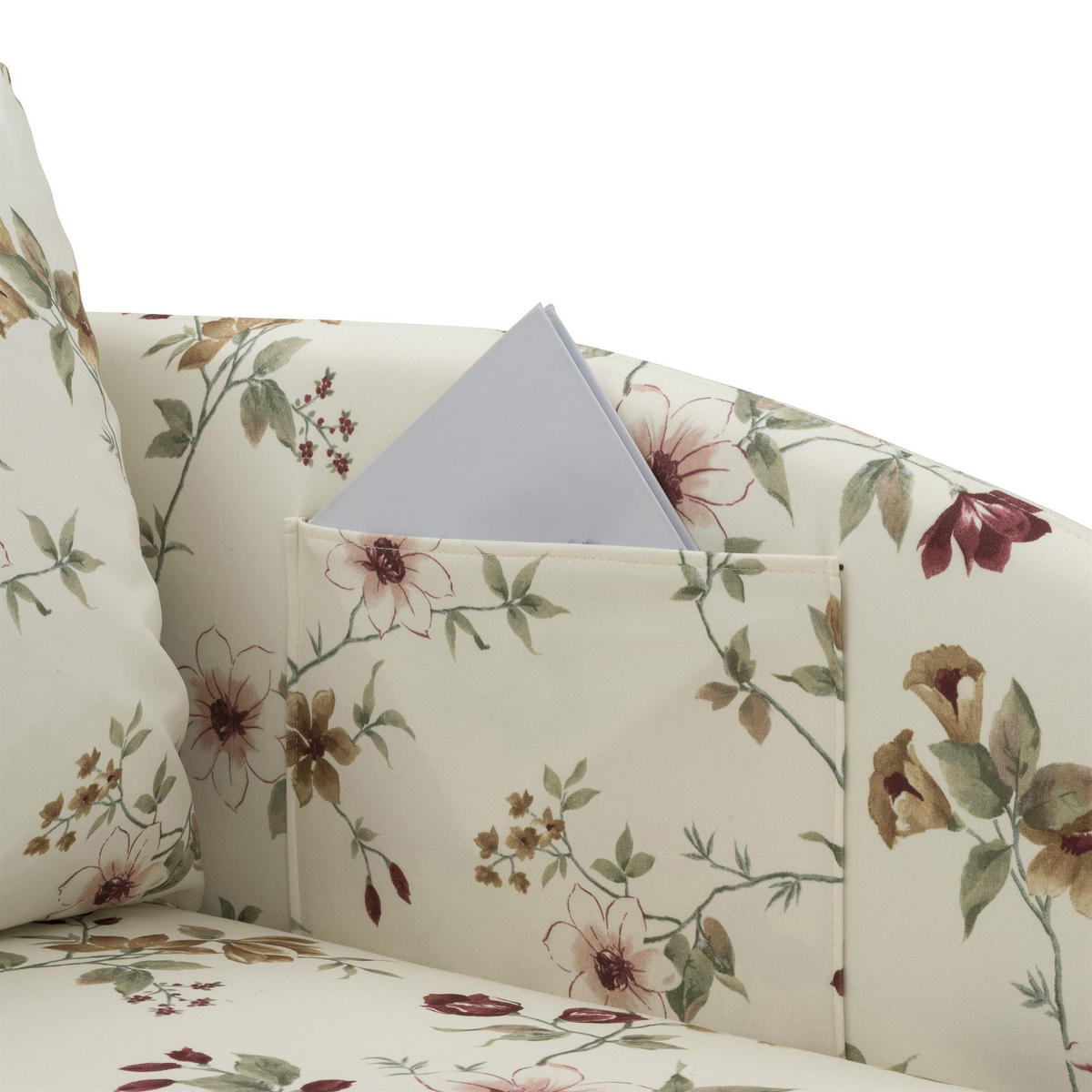 RECAMIERE Armlehne links Kalila Flachgewebe weiß - Weiß, Kunststoff (154/86/93cm) - 58aufmkessel