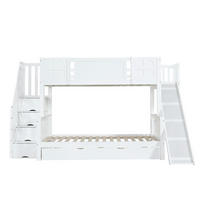 ETAGENBETT 90/200 cm Weiß - Weiß, Holz/Holzwerkstoff - Raumix