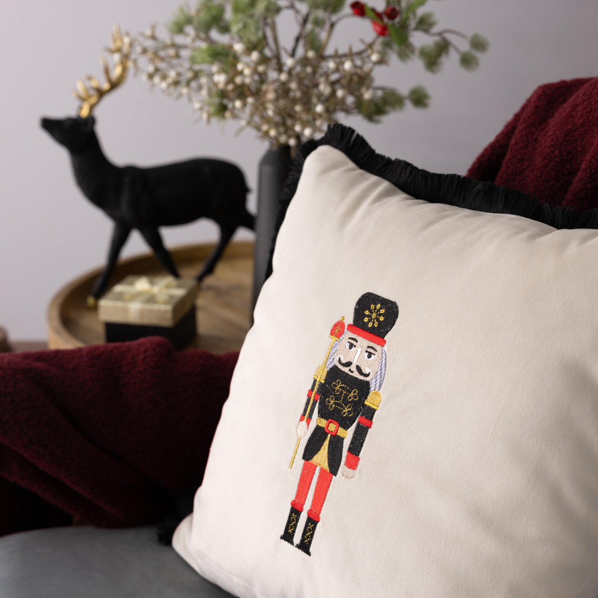 KISSENHÜLLE Toy Soldier Cheer 43x43 cm - Beige, Textil (43/1cm) - Dekoria