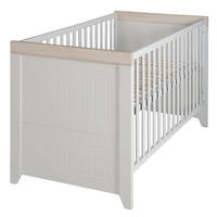 BABYBETT Helene 70 x 140 cm - Hellgrau, Holzwerkstoff (70/140cm) - Roba