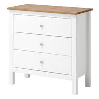 KOMMODE Massivholz 37/75/75 cm - Braun, Holz (75/75/37cm) - hagge home