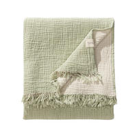 BAUMWOLLDECKE Lilo Hellgrün 130x170 cm - Hellgrün, Textil (130/170cm) - Lytte