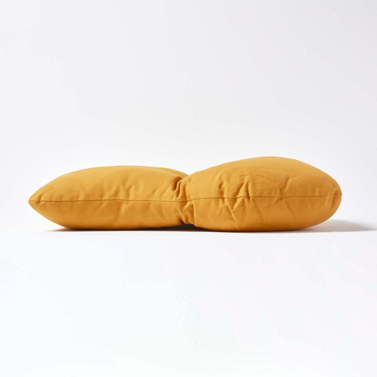 RÜCKENKISSEN senfgelb 68/58 cm – Stützkissen für Sessel, Baumwolle - Gelb, Textil (68/15cm) - Homescapes