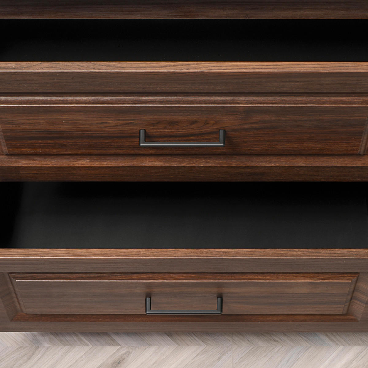 BADMÖBEL 100cm Moka 2er-Set Holz - Braun, Holzwerkstoff (100/84.5/46cm) - Petits-meubles