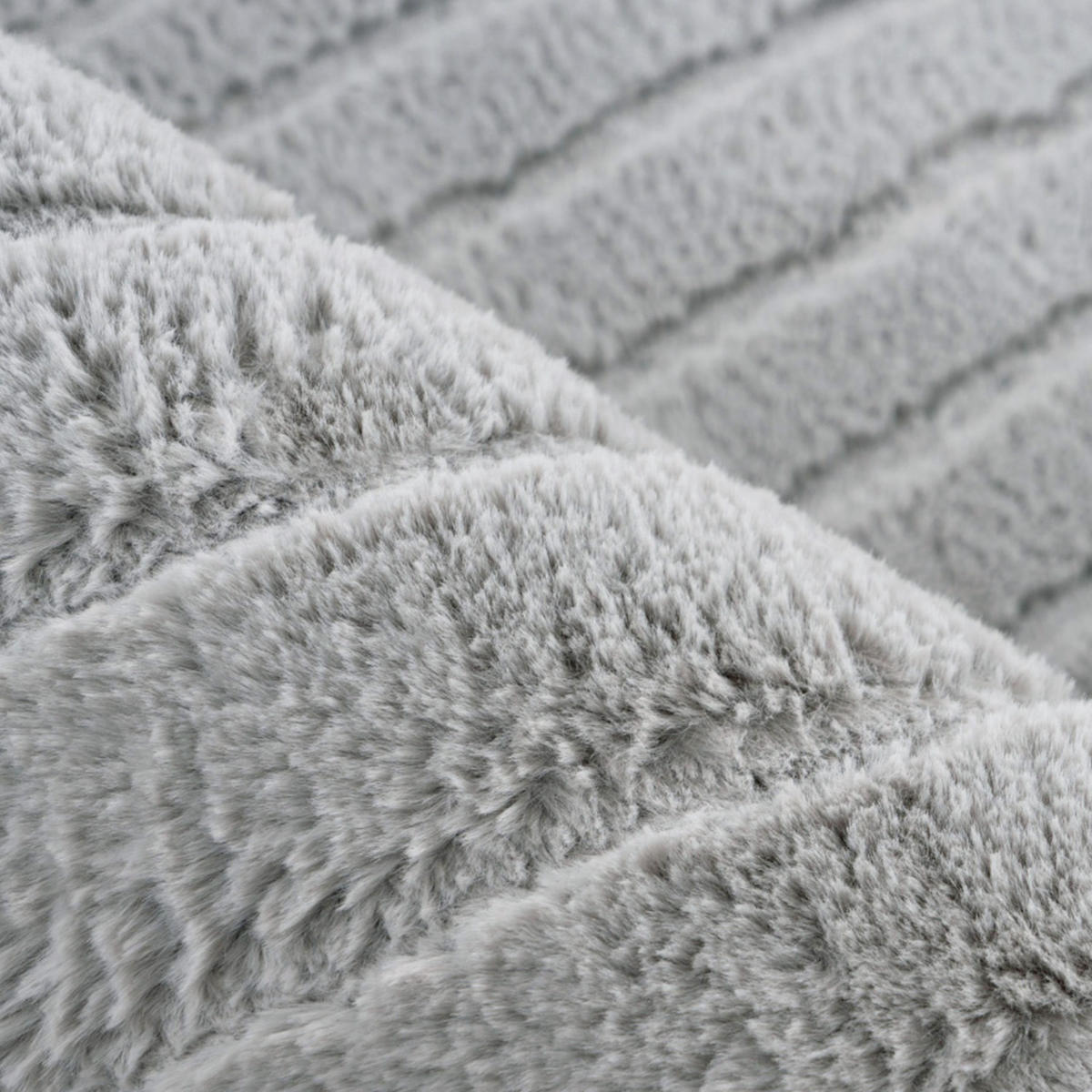 KURZFLOR-TEPPICH Waves 501 Grau 120x170 cm - Grau, Textil (120/170cm) - carpet city